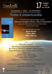 Misericordia 17 5 16 Milano - Locandina