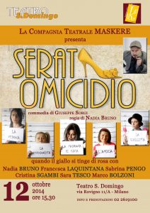 Serata Omicidio 12 10 14 Milano Locandina